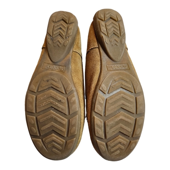 Sporto Patty Suede Fringe Driving Moccasin Slip on Loafer Shoes 7M - Picture 8 of 14